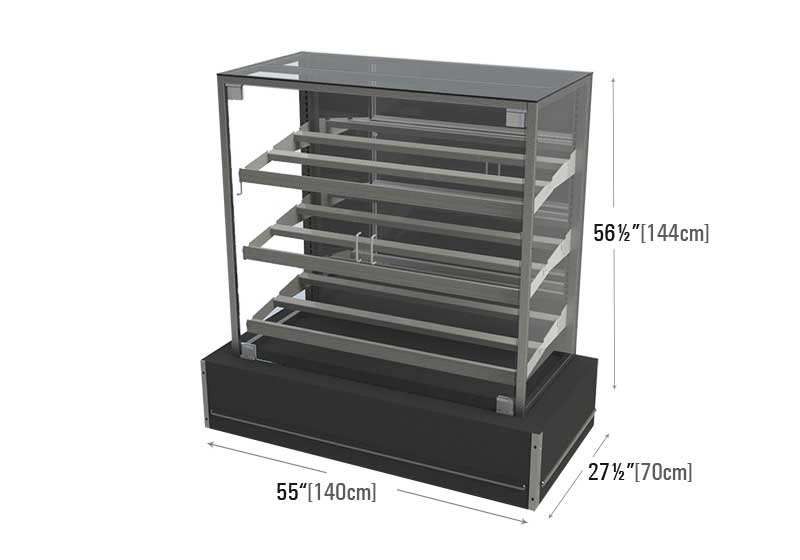 3 Level Metal Shelves Bakery Display [BR509]