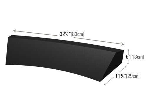 5" High Concave Curved Shelf Insert Dummy [PR23CNS]