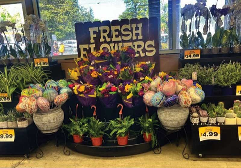 Round Floral Merchandiser [FD112H]
