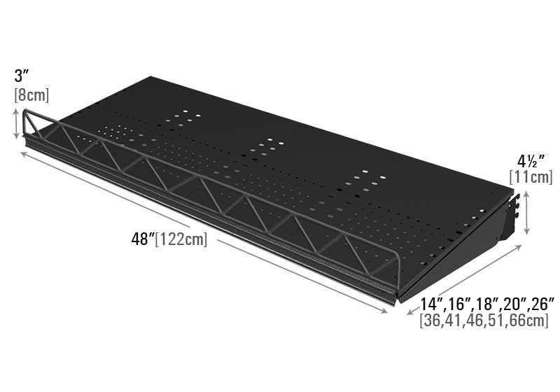 Aluminum Wire Shelf [MFS-Wire | MFS-Curved Wire]