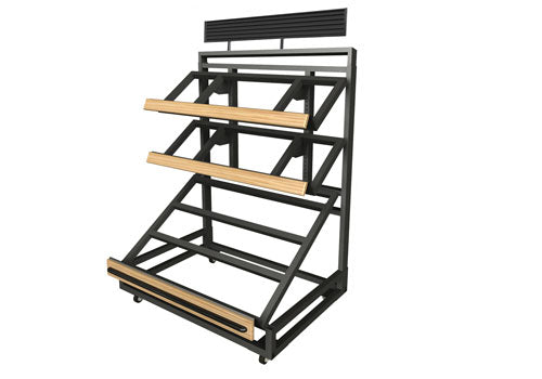3 Shelf Farm Stand Display Single Sided [3SPD-48]