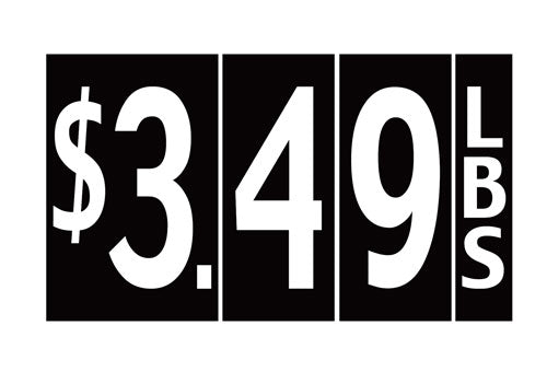6 Slot Individual Numbers [A7800022]