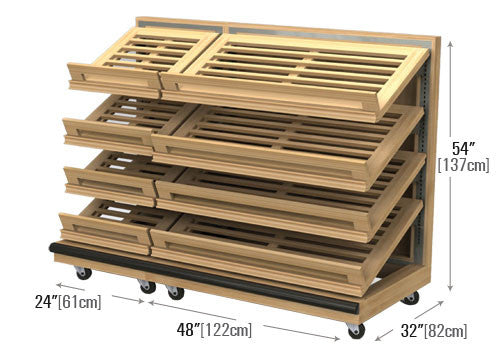 Bakery Center Display [BAK-697-4FT | BAK-697-2FT]