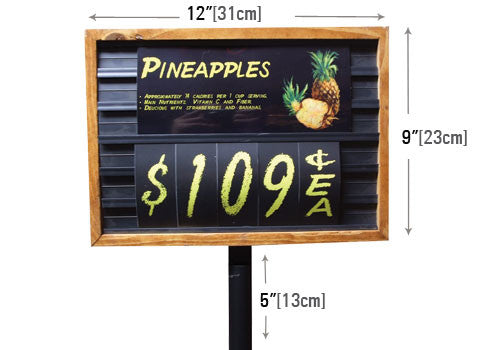 Bin Liner Slotted Pricing Rail [BLBDPTH-6S]