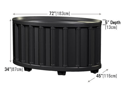 Large Oval Bin [BLO100]