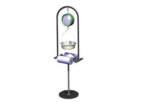 Free Standing Scale and Dual Bag Stand [BLSB2]