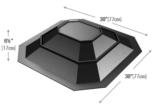 Square Bin Pyramid Riser [BLSP-36]