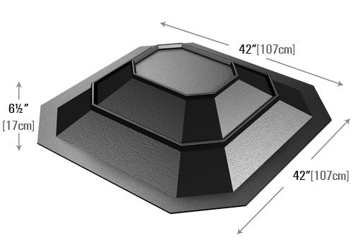 Square Bin Pyramid Riser [BLSP-48]