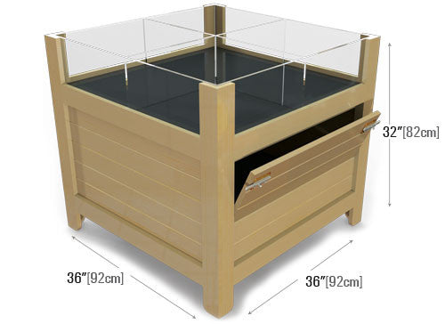 Four Compartment Bulk Display [BM100]