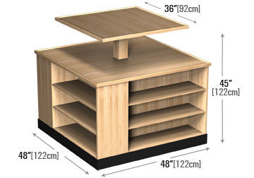 Two Tier Bakery Table [BR222]