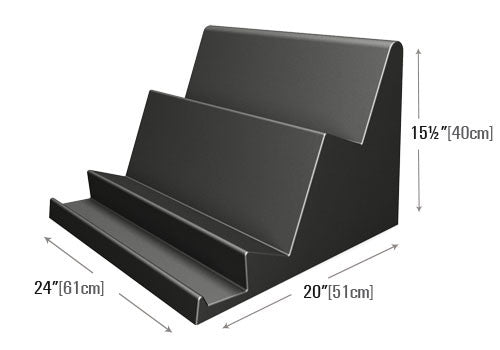 3 Stepped Back Cutout Deli Riser for Storage [DR76]