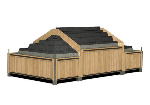 Modular Wooden Produce Table [DT2010LE-S]