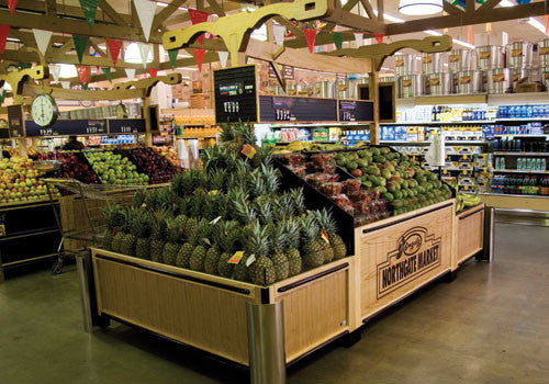 Modular Wooden Produce Table [DT2010LE]