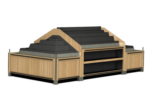 Modular Wooden Produce Table [DT2010LE-S]