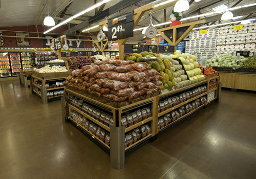 Modular Wooden Produce Table [DT2010S]