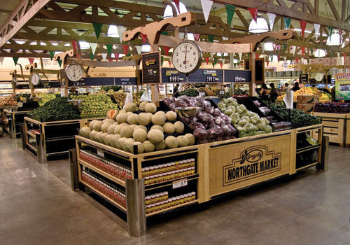 Modular Wooden Produce Table [DT2010SE]