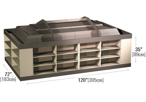 Melamine Modular Dry Table [DT400-M]