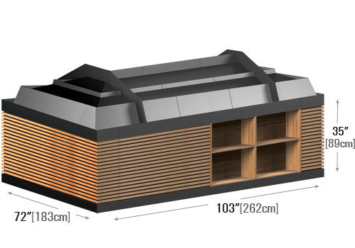 Slat Sided Modular Dry Table [DT403]