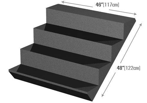 Four Flat Step Euro Riser [DTCF2]