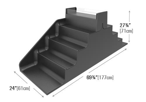 4 Step Dry Table Riser [DTR415-TRAY]