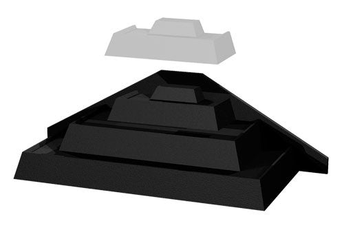Four Step Modular Table End Riser [DTR415E]