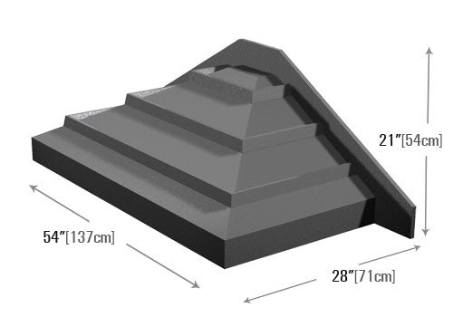 Hi-Profile Modular Table End Riser [DTR42E]