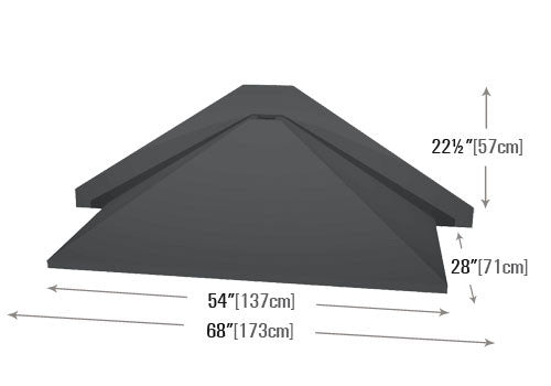 Slant Dry Table End Riser [DTR54E]