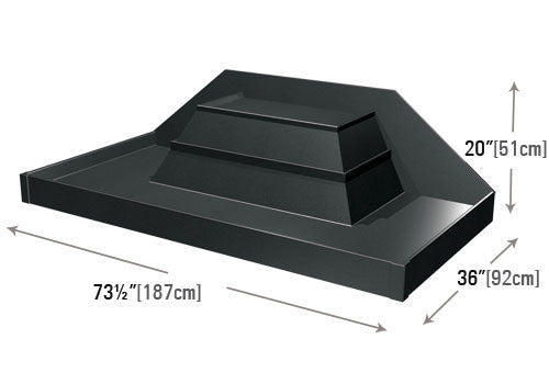 High Volume Box Table End Riser [DTR55E]