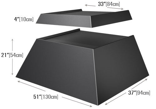 One Step High Profile End Riser [DTRE70]