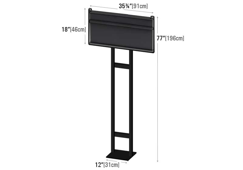 Spiral Metal Board Pallet Drop Stand