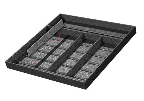 Two Compartments Euro Tray [EUT103]