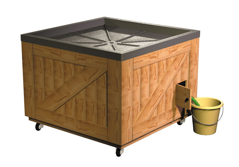 Wood Orchard Bin Style Ice Table [ITW200-48]