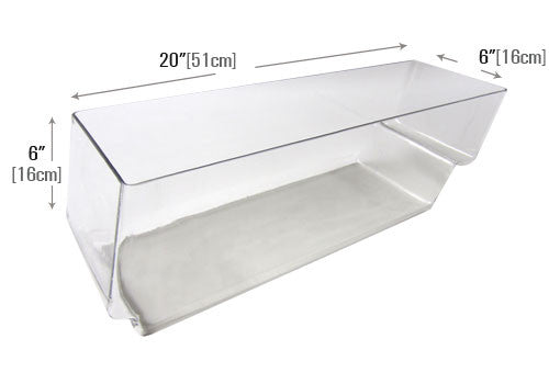 Short Angled Front Deep Meat Pan [MP6V-20]