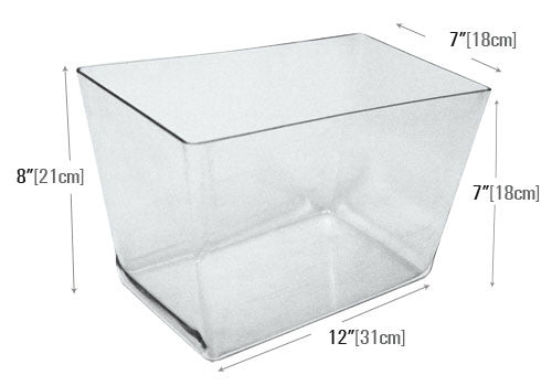 Short Molded Clear Pan [MP7S]