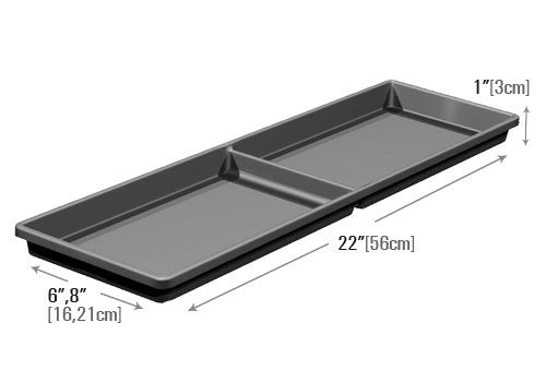 Two Compartment Meat Tray [MT22]