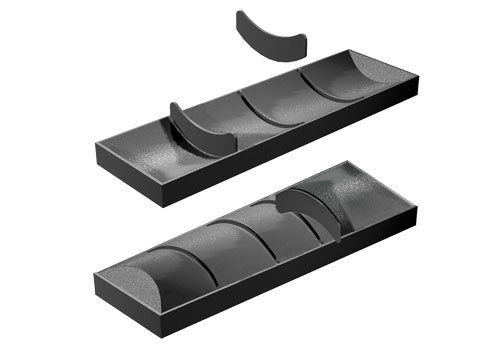Four Compartment Tray + Removable Dividers [MT44]