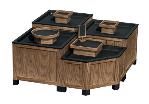 Multilevel Russian Maple Wooden Orchard Bin [OB800-363625]