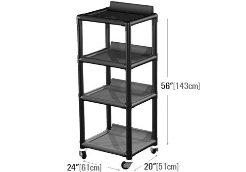 Four Shelf Mobile Display [PBU-4]