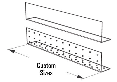 L-Shaped Clear Front Fence [PF1]