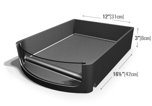 12" Curved Front Shelf Organizer [PR220]