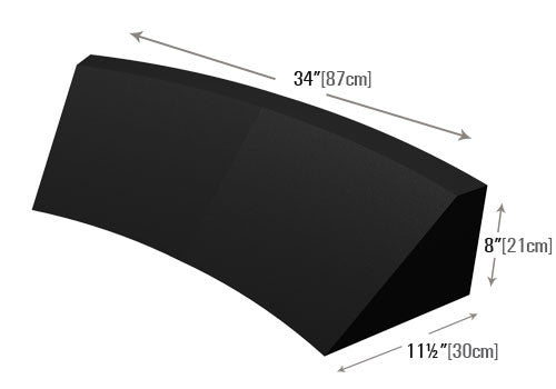 8" High Concave Curved Shelf Insert Dummy [PR23CN]