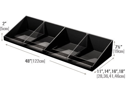 Shelf Organizer with Low Clear Front [PR75W]