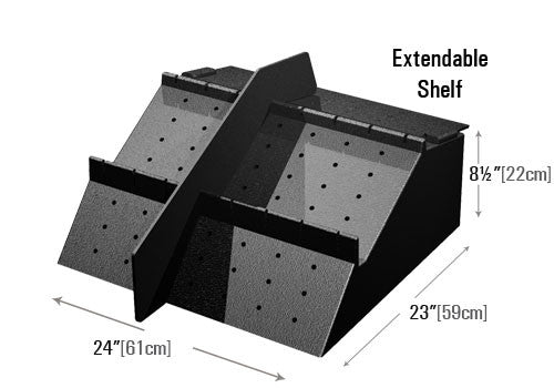 Low Profile Riser with Slots [PR90LS]