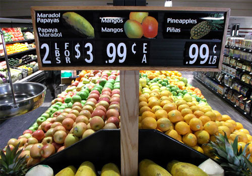 3 Shelf Farm Stand Display Price Sign [PTHW8-48]