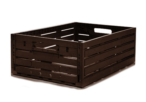 Alco Designs | RPC produce wood crates- RPC-WOOD | collapsible storage box collapsible storage bin