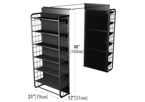 Rack 5 Shelf Saddlebag Display [SB005]