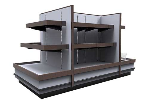 Display with Slots for Baskets [SM-BA00-BI]