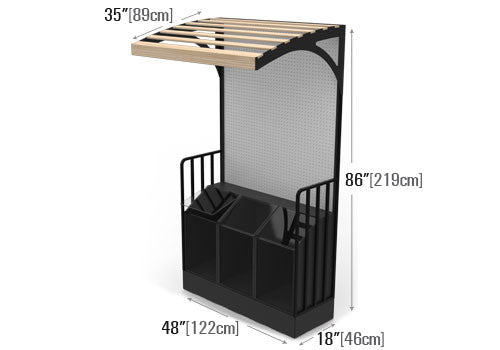 High Profile Packaged Spice Rack [SP173-Canopy]