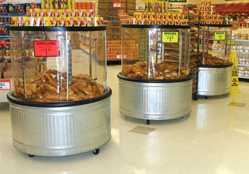 Galvanized Style Bolillo Bin [STR-5]