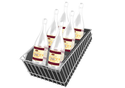 Plastic Molded Wine Display Rack [WD]